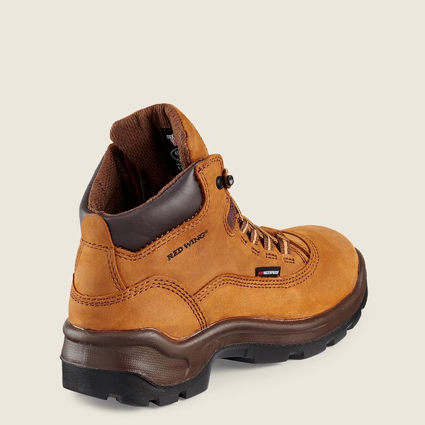 Red Wing Work Boots Womens Brown - Flexbond - 5-inch Waterproof Safety Toe - 1873295-VP